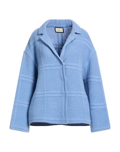 Woman Cardigan Light blue Size 2 Virgin Wool, Nylon