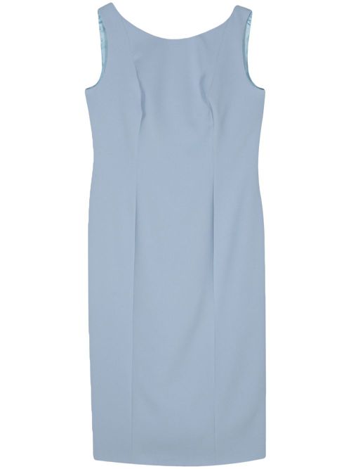 Bow-detailed midi dress - Blue
