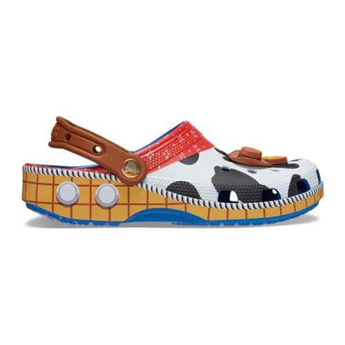 Crocs® Toy Story Classic Clogs – Perforated Shoes for Men and Women – EVA Outsole & Midsole – Water-Friendly Blue Grey/Buzz Light Year Men's
