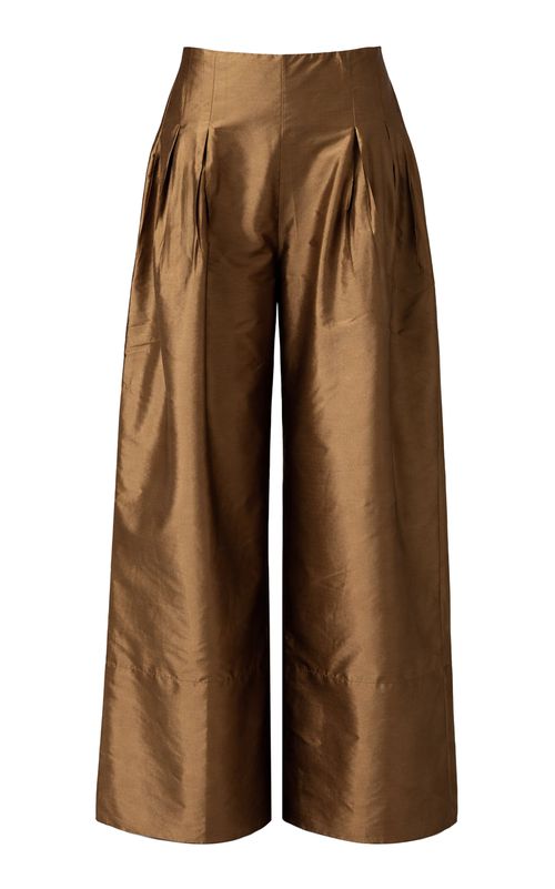 Techno Taffeta Ultra Wide-Leg Trousers - Moda Operandi