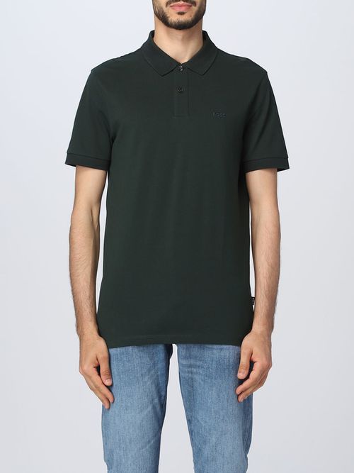 Polo Shirt Men color Green