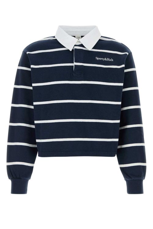 Logo Polo Shirt — Navy