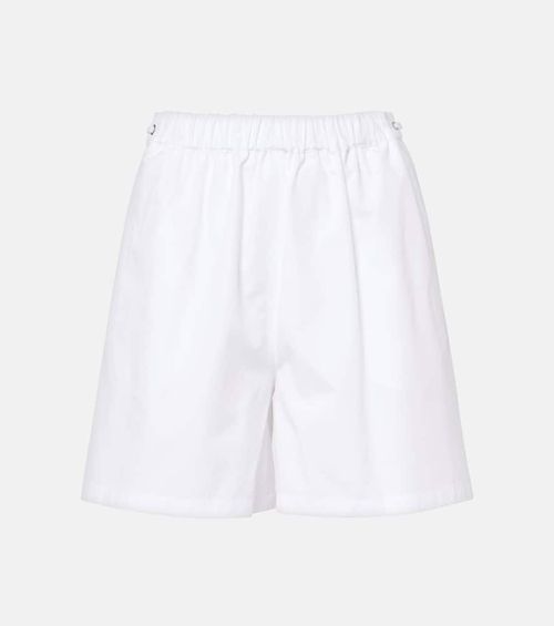 Antiope high-rise cotton shorts