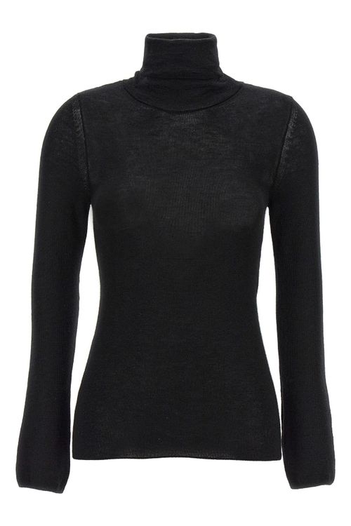 Silk Cashmere Turtleneck Sweater