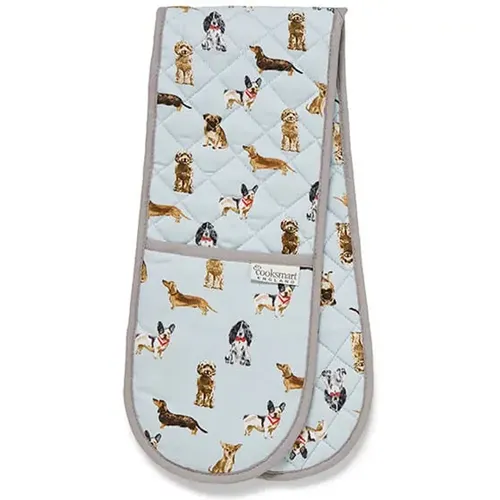 Cooksmart Curious Dogs Double Oven Glove