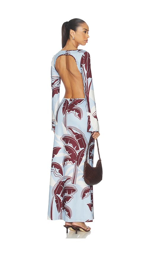 SEVEN WONDERS Amoree Long Maxi Dress in Blue. - S also in XS, M