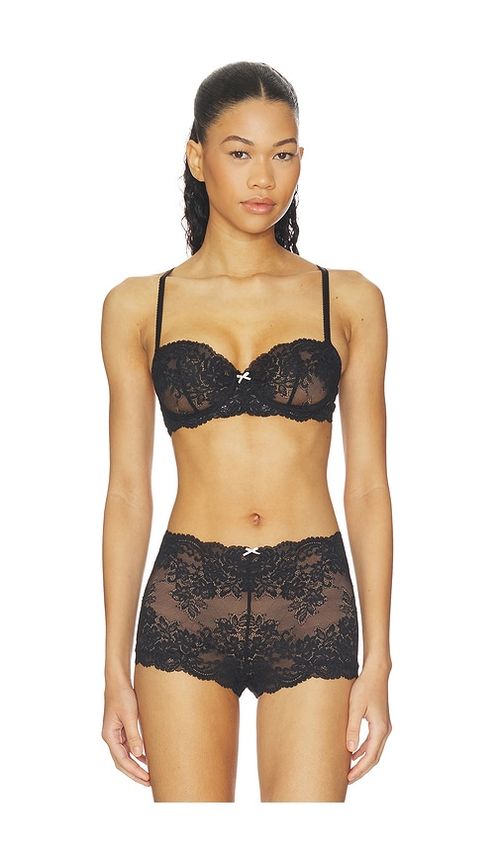 Skarlett Blue Captivate Multi-way Balconette in Black. - 32B also in 34B, 36B, 32C, 34C, 36C, 32D, 34D, 36D