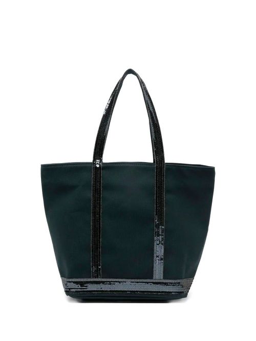 Canvas Medium Zipped Cabas Tote