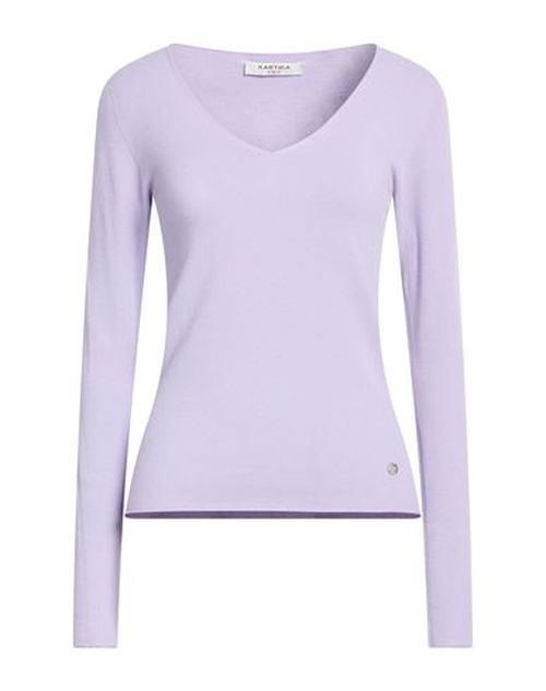 Knit Woman Sweater Lilac Size S Viscose, Polyamide