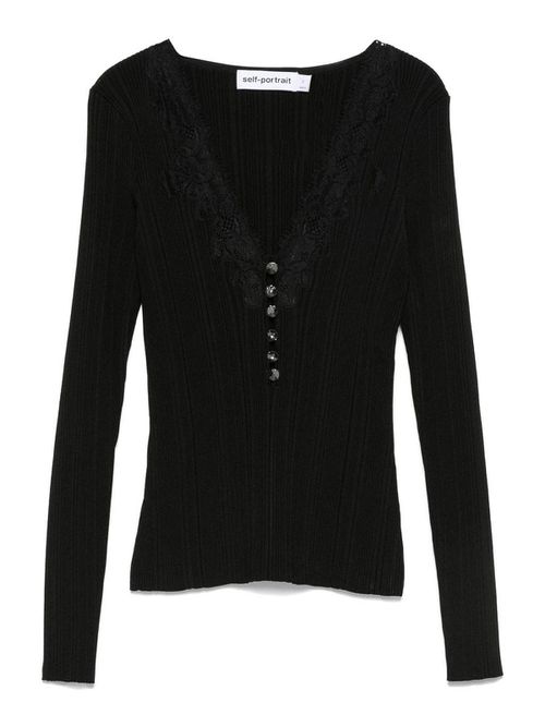 V-Necked Sweater