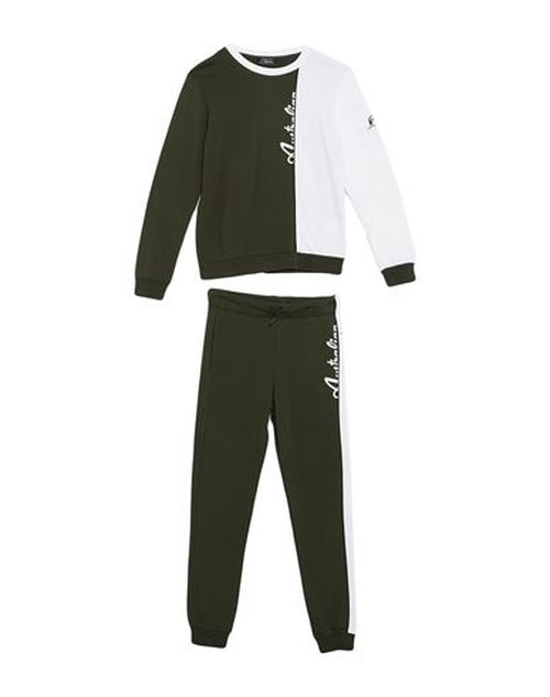 Kid Boy Tracksuit Military green Size 14 Cotton