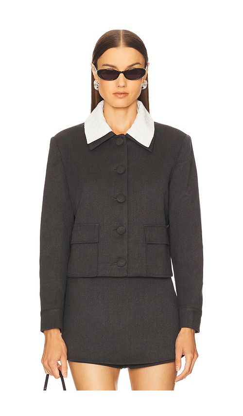 Maude Club Gwen Jacket in Charcoal.  XS also in L