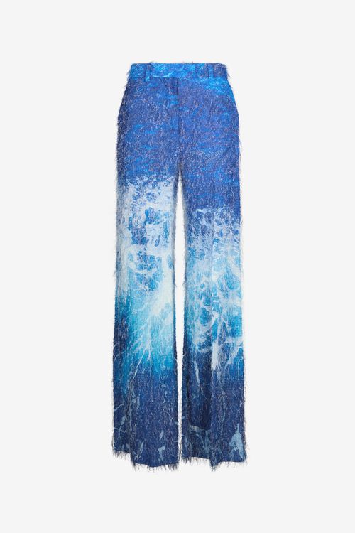Stretto Di Messina Print Trousers