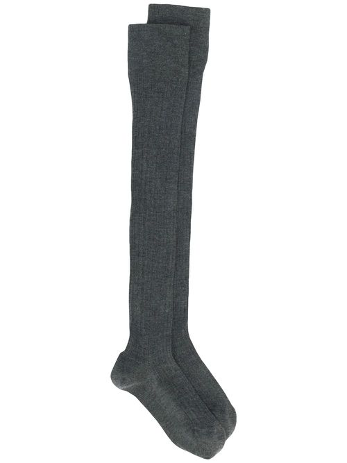 Over the knee socks - Grey