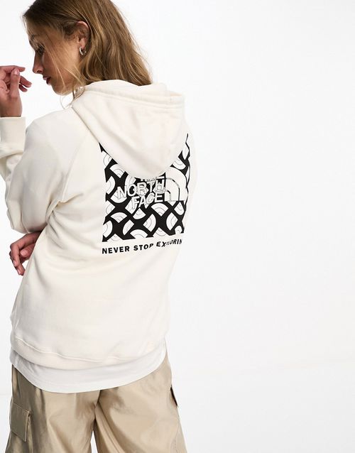 NSE Box hoodie in monogram white