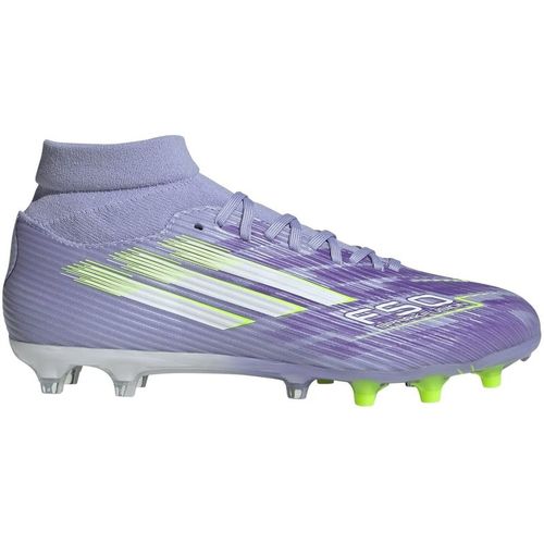 Adidas Unisex Accessories F50 Sparkfusion League Firm Ground Football Boots in Purple/Lemon