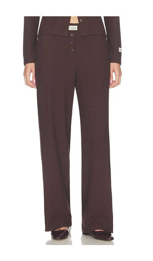& Reckless Zoey Trousers in Chocolate. - S also in XS, M