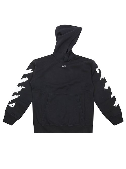 Mini Sweatshirt with Diagonal Paint Design