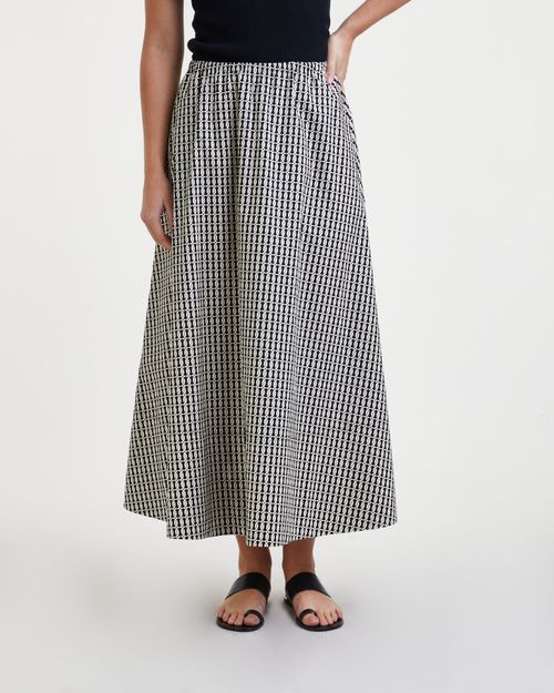 By Malene Birger Skirt Pheobes Black/White