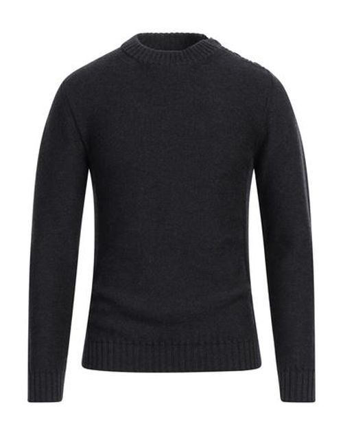 Man Sweater Charcoal Size 36 Merino Wool
