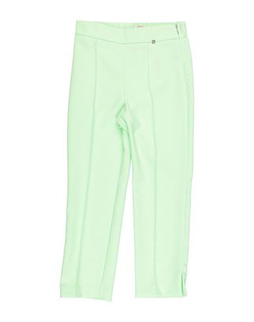 Kid Girl Pants Light green Size 12 Polyester, Elastane