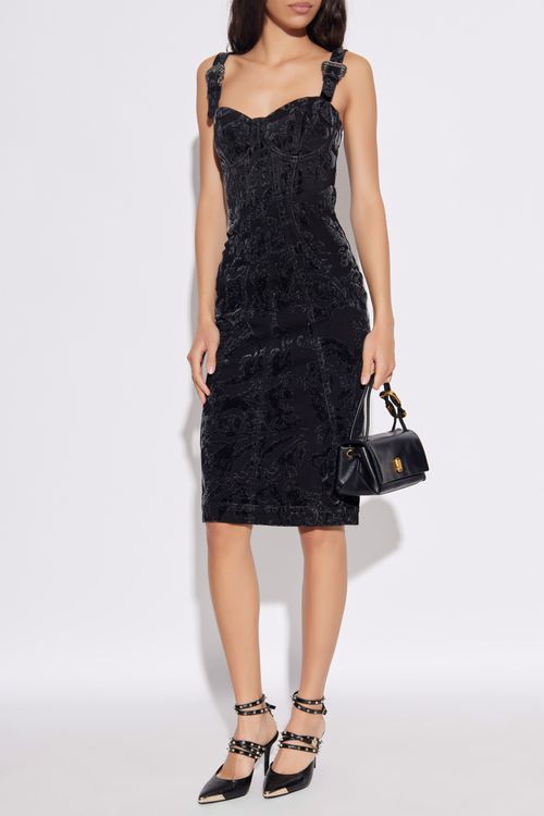 Strappy Dress, Women's, Black