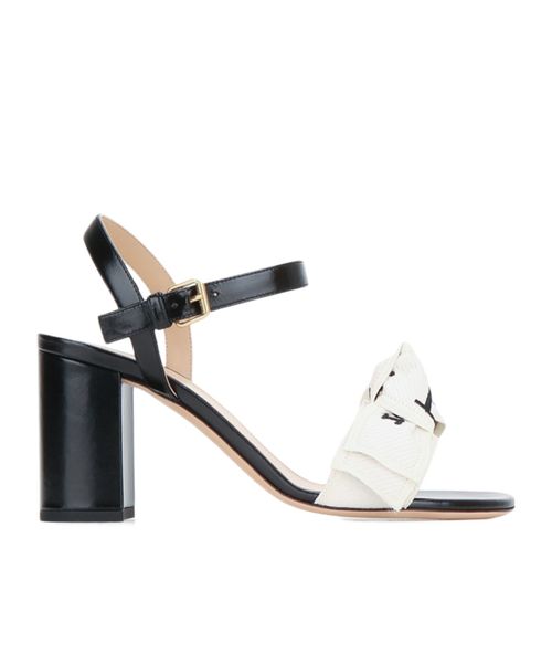Open-toe high-heeled sandals