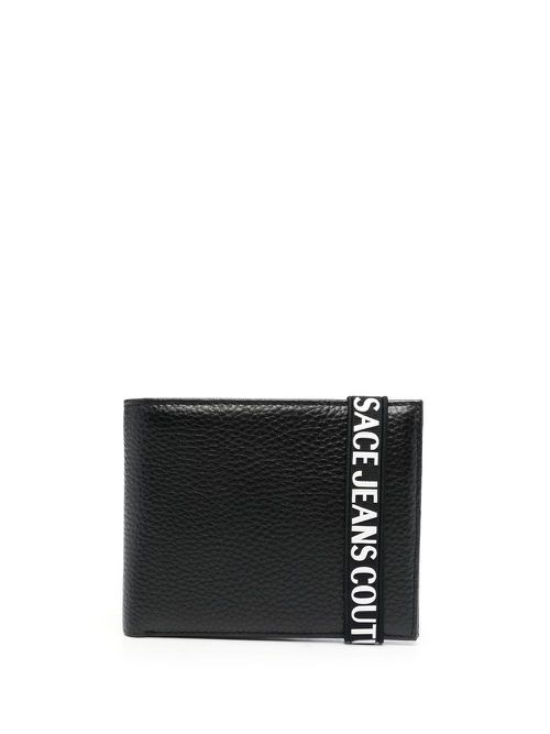 Logo-strap wallet - Black