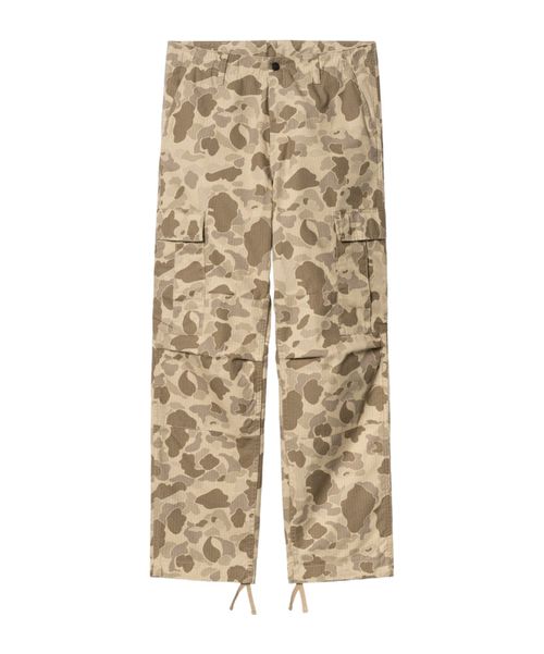 Camouflage-print cargo pants