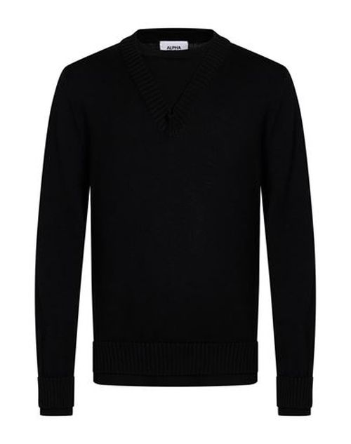 Man Sweater Black Size 38 Merino Wool