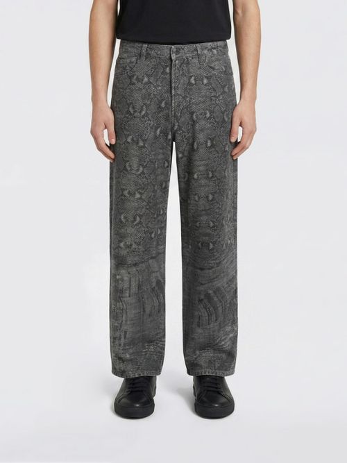 Pants Men color Denim