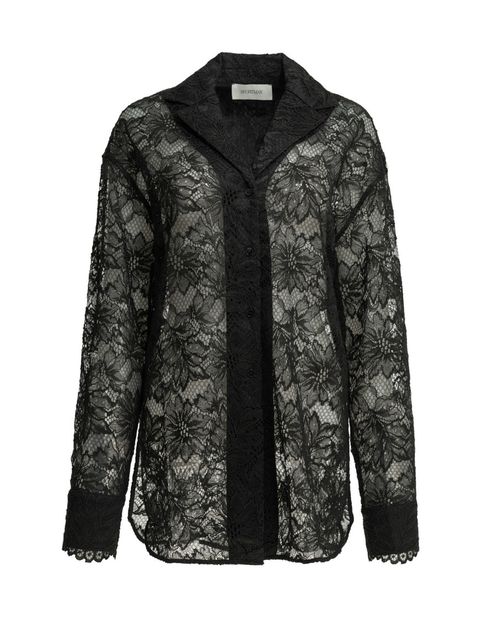 Black Regular Floral Shirt