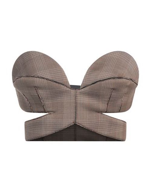 Woman Top Camel Size 6 Wool, Polyamide, Elastane
