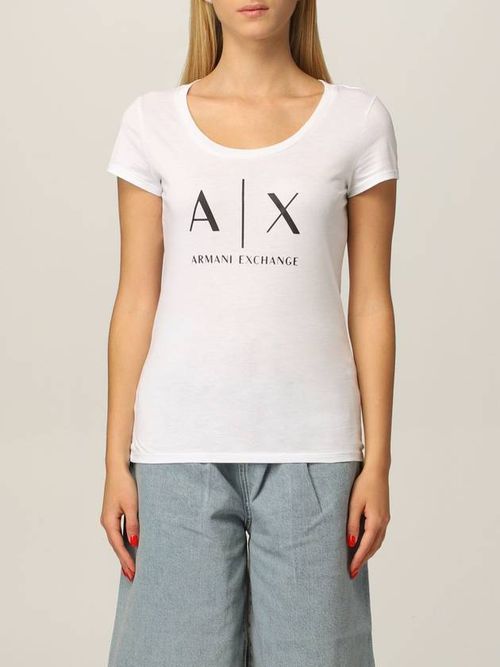 Logo-print round-neck T-shirt - White