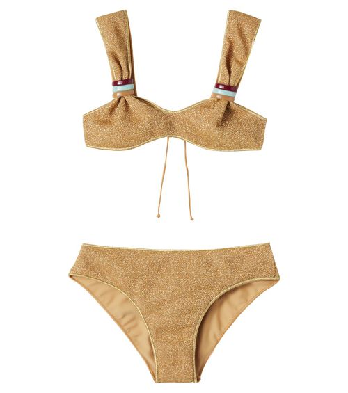 Oséree Kids Lumière embellished bikini