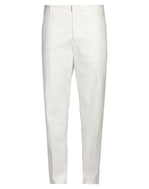 Hindustrie Man Pants Off white Size 34 Cotton