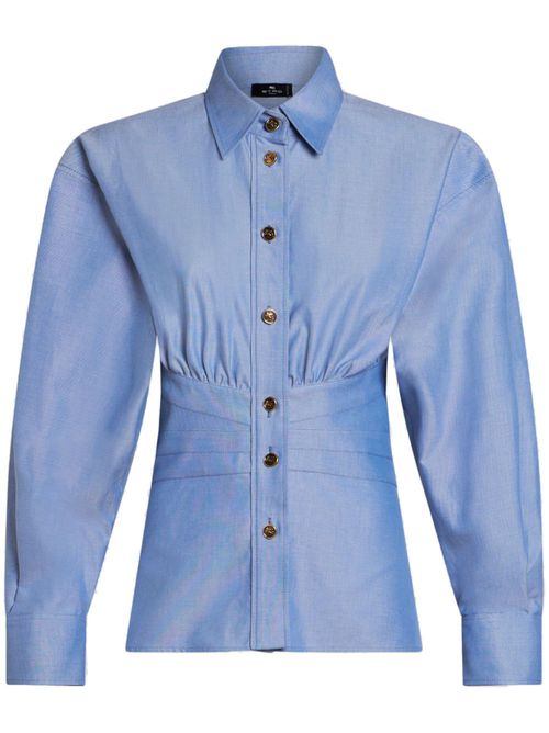 Oxford cotton shirt - Blue