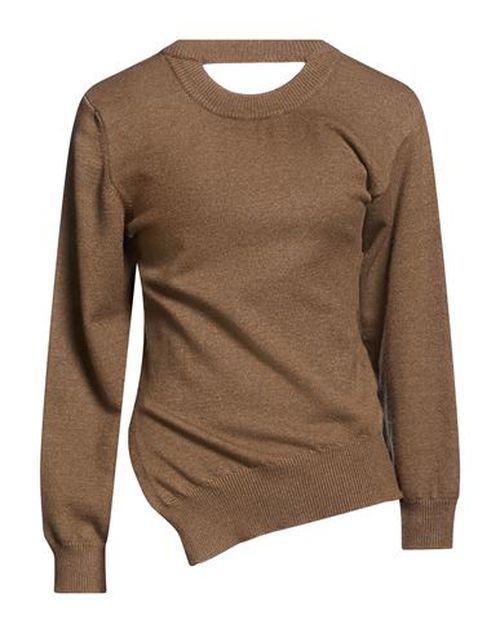 Woman Sweater Khaki Size ONESIZE Viscose, Polyester, Polyamide