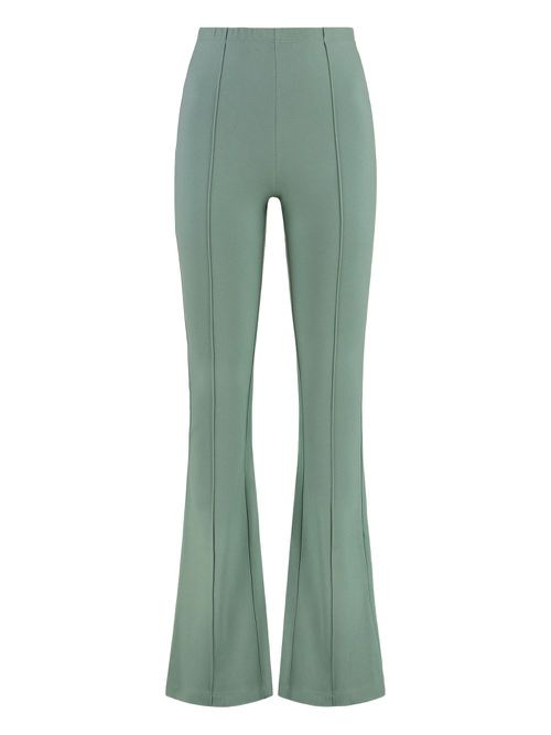 Flared trousers - Green