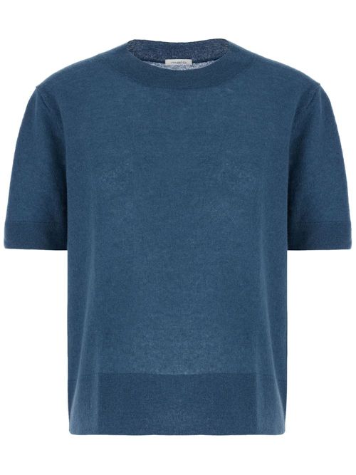 Short-sleeve sweater - Blue