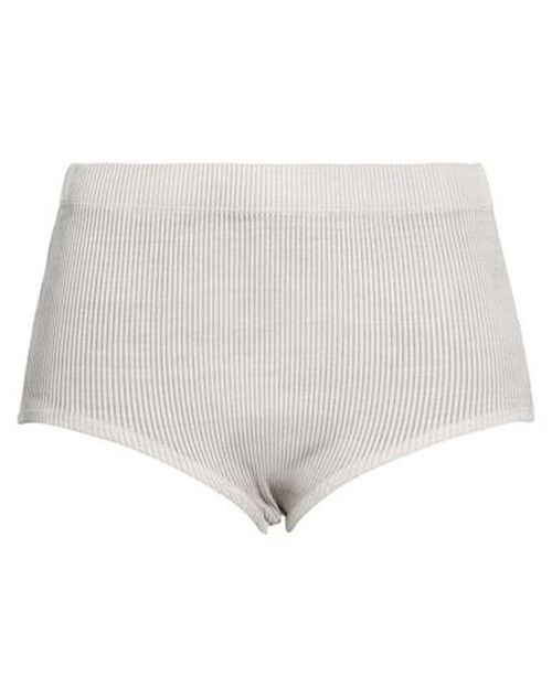 Woman Shorts & Bermuda Shorts Grey Size S Cotton