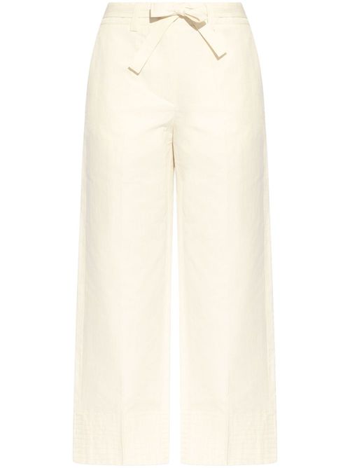Tie-fastening trousers - Neutrals