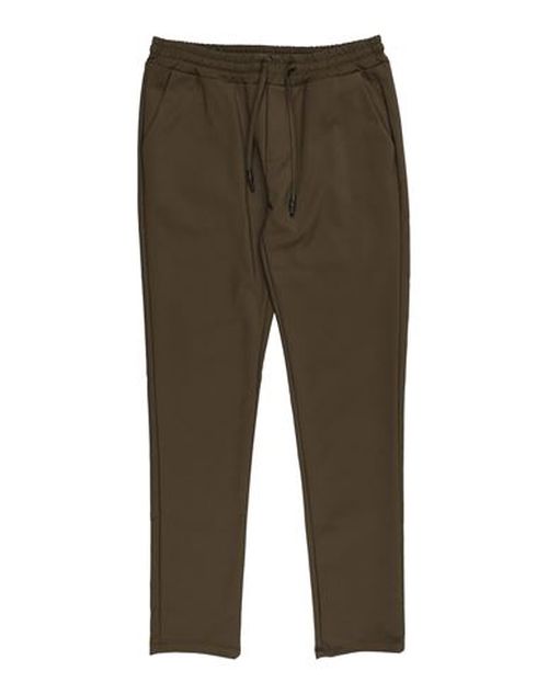 Kid Boy Pants Dark green Size 18 Cotton, Nylon, Elastane