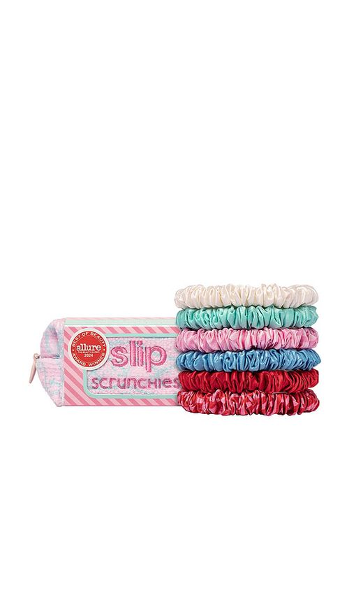 Slip Pouch & Skinny Scrunchies Set Of 6 in Beauty: NA