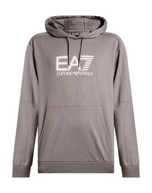 Man Sweatshirt Grey Size XL Cotton