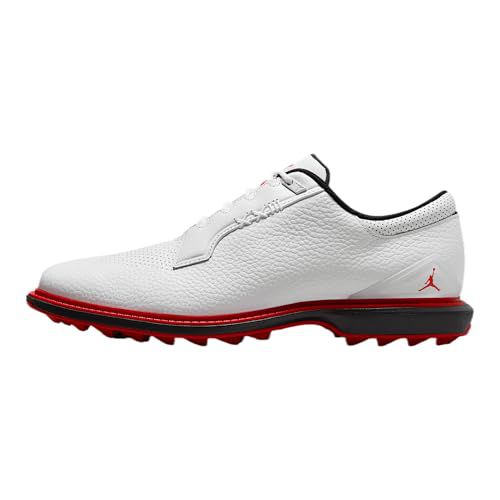Jordan ADG 5 Golf Shoes (FQ6642-103, White/Black/Varsity Red)