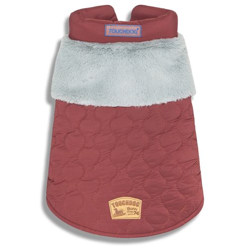 'Furrost-Bite' Fur and Fleece Designer Fashion Dog Jacket