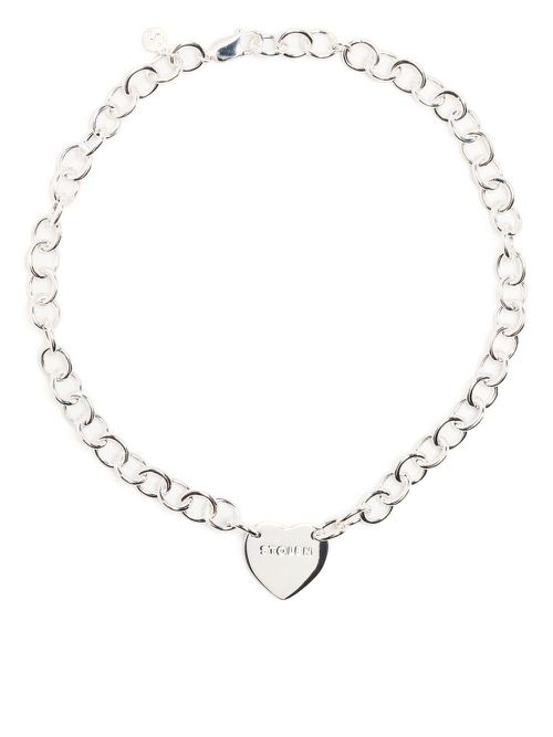 Cold Heart sterling silver choker