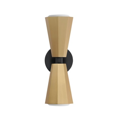 Black Antique Brass Wall Sconce from the Rizzo Collection
