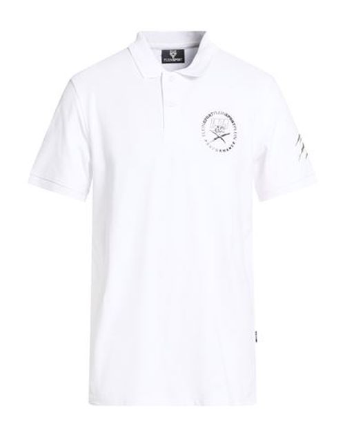 Man Polo shirt White Size XXL Cotton